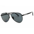 thumbnail image 1 of Prada 0PR A58S 1AB5Z1 Unisex Black Metal Full Rim Frame Sunglasses, 1 of 2