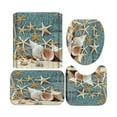 thumbnail image 1 of Christmas 3D Digital Printing Shower Curtain 4 Pieces For Home / Hotel / Party Decoration Style B, 1 of 9
