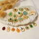 thumbnail image 5 of Accesorios para colgantes de piedra natural, collares y pendientes de acero de titanio con revestimiento al vacío de 18 quilates, productos semiacabados, accesorios, 5 of 5