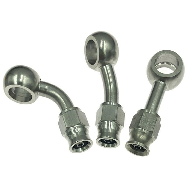 Adaptador de ajuste de extremo de de Coche apto de material acero inoxidable para motocicleta Auto
