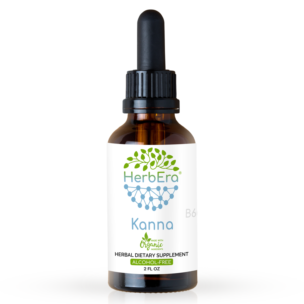 Kanna AlcoholFREE Herbal Extract Tincture, SuperConcentrated Organic