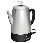 Mixpresso Electric Coffee Percolator | Stainless Steel Coffee Maker | Percolator Electric Pot - 10 Cups Stainless Steel Percolator With Coffee Basket