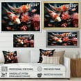 thumbnail image 4 of Designart "Lotus Pond Asian Painting III" Asian Floater Framed Wall Art Living Room, 4 of 7
