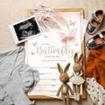 thumbnail image 5 of Baby Shower Invitations, Baby Shower Party Invitations for Boy Girl, 25 Sets Pink Pampas Grass Fill in Invites Cards with Envelopes, A Little Butterfly is on Her Way Baby Shower for Party Supplies, 5 of 6