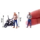 thumbnail image 5 of Figura Conducción Motocicleta Hugo Dioramas Tren Ferrocarril 1:64 S gris negro, 5 of 9