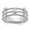 White, variant on Fine Jewelry 14K Yellow Gold Lab Grown Diamond Triple Band for Women Size 7 (Carat: 0.4cttw, Clarity: SI2, Color: GH)