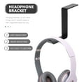 thumbnail image 2 of RENACLIPY 1Ud Soporte Para Auriculares De Metal Negro Para Montaje En Pared Uso En Casa, 2 of 8