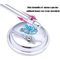 thumbnail image 4 of Chrome Motorcycle Round Sportster Mirrors Rear View Compatible With Harley Davidson Fatboy Dyna Street Glide Road King Softail -get It Gift, 4 of 5