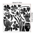 thumbnail image 6 of Vase Butterfly Mirror Wall Sticker Flower Bouquet Mirror Decals DIY Plastic Mirror Tiles Self-Adhesive Vase Mirror Wall Decors Sticker for Home Living Room Bedroom Office Wall Decoration Black, 6 of 9