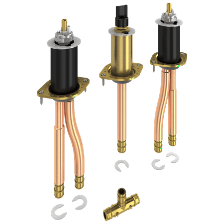 UPC: 0034449771573 | Delta Classic Two Handle Flexible Mount – PEX Cold Expansion
