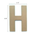 thumbnail image 2 of Lerman decor's wood letter H, 2 of 4