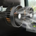 thumbnail image 2 of POINTERTECK Car Electric Fan Automotive General RearSeat Back Fan Speed Adjustable Fan for Car In-Car Cooling Fan 360 Degree Rotation Auto RearSeat Back Fan, 2 of 7