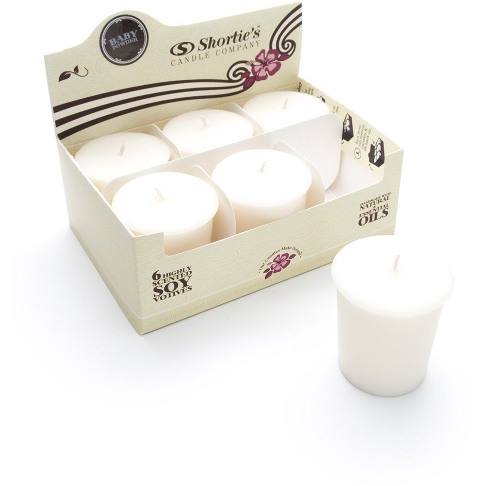 Baby Powder Soy Votive Candles Scented with Natural Fragrance Oils