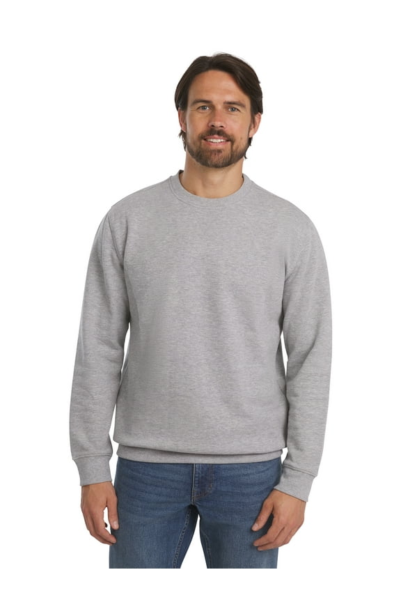 Men's & Big Men's Everyday Fleece Crewneck Sweatshirt, Sizes S-2XL