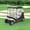 Black, variant on NEH 2 Person Golf Cart Enclosure 55" Short Roof, 600D Portable Transparent Driving Golf Cart Cover Storage, Golf Cart Accessories, Compatible with EZGO TXT/RXV, Yamaha, Club Car DS Precedent