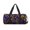 Golden Snake And Purple Rose, variant on Xecao Green Snake print Round Travel Duffel Bag is a foldable gym bag with an inner pocket, perfect for travel sports