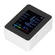 thumbnail image 3 of MONITOR DE DEL AIRE MEDIDOR DE CO2, MEDIDOR DE CO2 Multifuncional 6 EN 1 MONITOR DE DEL AIRE TEMPERATA PM2.5 TVOC HCHO Detector Carga USB, Prueba DE, 3 of 7