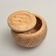 thumbnail image 5 of Juego de 2 pequeñas cestas decorativas de bambú con tapa para guardar objetos pequeños Caja de almacenamiento de bambú trenzada y hecha a mano, 5 of 8