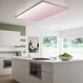 thumbnail image 2 of Fluorescent Light Covers for Ceiling Lights Ombre Pink Magnetic Light Filters 2 Pack 4x2 ft Gradient Milky White Ceiling Light Cover for Classroom Office School Drop Lamp Decor, 2 of 8