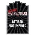 thumbnail image 1 of SignMission P-1117-RET-Home-Health-Nurse 11 x 17 Po Signe en Plastique - Infirmière à la Maison à la Retraite, 1 of 1