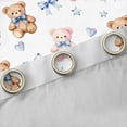 thumbnail image 4 of Homewish Blue Bow Bear Blackout Curtains Set of 2 (52x84 Each) for Teen, Watercolor Stars Print Window Curtains, Kawaii Cartoon Theme Curtains and Drapes, Window Curtains Home Decor, 4 of 6