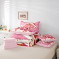 thumbnail image 6 of Manfei Princess Gingerbread House 7-Piece Twin Bedding Sets,Cartoon Gingerbread Man Bedding Comforter Set,Merry Christmas Xmas Dessert Sheet Sets For Girl Kids,Microfiber Bedroom Decor Reversible, 6 of 8