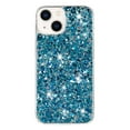 thumbnail image 3 of Allytechgroup Glitter Bling Case Compatible with Apple iPhone 15 for Girls Women, Slim Fit Soft TPU Back Cover Anti-Scratch Bumper Shockproof Phone Case for iPhone 15, Blue, 3 of 5