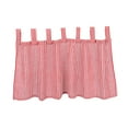 thumbnail image 1 of Chrismas Stripe Window Valance Half Curtain Lighting Reducing Decorations room Bedroom Balcony, 1 of 10