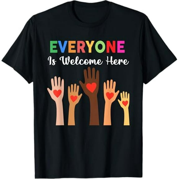 Everyone Is Welcome Here Idaho Teacher T-Shirt