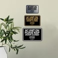 thumbnail image 2 of Classic Framed AC Unit On Please Keep Door Closed Sign (Navy Blue / White) - Medium, 2 of 4
