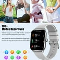 thumbnail image 5 of Cyberdyer 1.9" Smart Watch - Bluetooth Calling 100+ Sports Modes IP67 Waterproof, Thanksgiving Halloween Gift for Men Women (Fit Samsung/iPhone/Android), 5 of 8