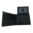 thumbnail image 2 of Empire Cove Stylish Modern Genuine Leather Bifold Wallets Mens Womens - Black, 2 of 5