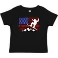 thumbnail image 3 of Inktastic Snowboarding US Flag Boys or Girls Baby T-Shirt, 3 of 5