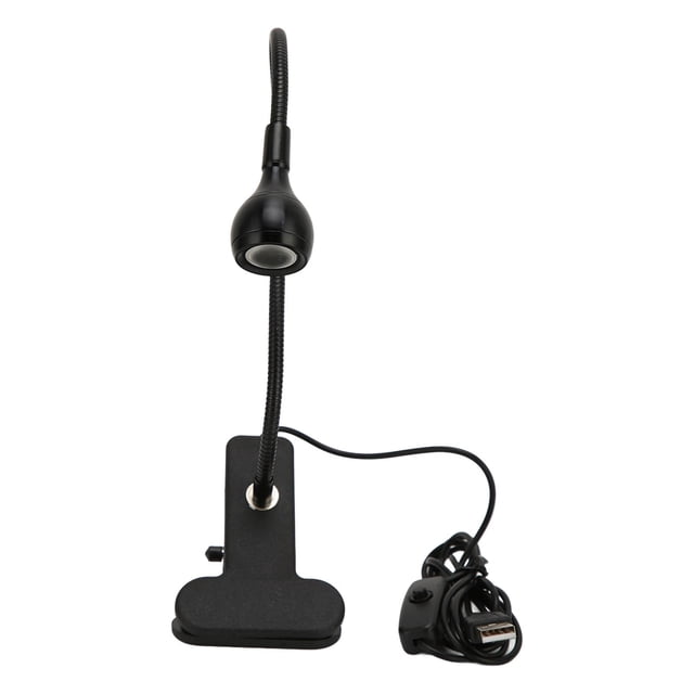 LED Lamp, USB LED Light DC3 To 5V Aluminum Alloy ABS Compact Portable Gooseneck Design For Reading For Travel