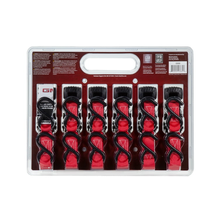 14 ft. x 1 in. Ratchet Tie Down Strap Kit (6-Pack) 14 ft. x 1 in. Ratchet Tie Down Strap Kit (6-Pack)