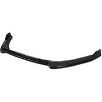 Spec-D Tuning Glossy Black PP Front Bumper Lip Spoiler Body Kit 3PC Compatible with 2017-2018 Ford Fusion