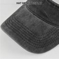thumbnail image 6 of Minzimin 2pcs Vintage Sun Visor Hats for Women Men Cotton Adjustable Sports Empty Top Baseball Sun Caps, 6 of 7