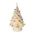 thumbnail image 3 of Kurt S. Adler 14 in. Battery Operated LED Lighted Ceramic Tree Table Piece - White, 3 of 8