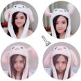 thumbnail image 5 of femme Fille Drle En Peluche Oreille Animal Chapeau Cadeau D'anniversaire Jouet Avec Oreilles En Mouvement En Appuyant Sur Le Bonnet Des Animaux C, 5 of 5