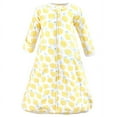 thumbnail image 3 of Hudson Baby Infant Girl Cotton Long-Sleeve Wearable Sleeping Bag, Sack, Blanket, Lemon Daisy Long Sleeve, 3-9 Months, 3 of 4