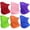 6Pack-Bright, variant on SHEVERCH 6 Pack Neck Gaiter Mask for Men Women UV Sun Protection Windproof Gator Bandana Face Cover Scarf Cycling Fishing Hiking