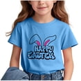 thumbnail image 4 of COM1950s Crop Top pour Enfants, T-Shirt Décontracté Ample à Manches Courtes Col Rond Confortable pour Adultes, 4 of 6