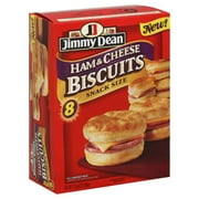 Jimmy Dean Ham & Cheese Biscuit Snack Size Sandwiches, 8 count, 12.64 oz