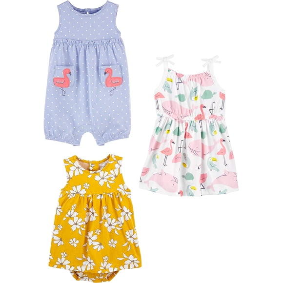 Set de ropa Simple Joys de Carter's Baby Girls de 3 a 6 meses