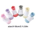 thumbnail image 4 of 6 Pcs Bas pour Enfants avec Bonne Élasticité Confortables à Porter Style Simple Bonne Fabrication Chaussettes Assorties Fille 8-10, 4 of 6