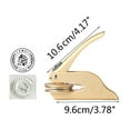 thumbnail image 5 of Exlibris Stamp Stamp Metal Embossing Stamp Paper Embossing Pliers, 5 of 20