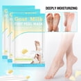 thumbnail image 4 of OUKEYA Goat Milk Foot Peel Mask, Exfoliating Moisturizing Foot Care for Dry Dead Skin & Cracked Heels, 4 of 6