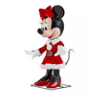 thumbnail image 4 of Disney 4 ft. Animated Holiday Santa Minnie Mouse Indoor Christmas Decoration, 4 of 6