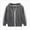 A49-Dark Gray, variant on 9-10 Years Big Boys Full-Zip Hooded Sweatshirt,Long Sleeve Hoodie with Side Stripes,Casual Athletic Zip-Up Jacket