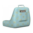 thumbnail image 2 of Abstract Reading Pillow Cover, Rhythmic Gradient Stars in Yellow Golden Tones on Clear Sky Like Scene, Unstuffed Printed Bed Rest Case from Soft Fabric, XL Size, Pale Blue and Mustard, by Ambesonne, 2 of 4